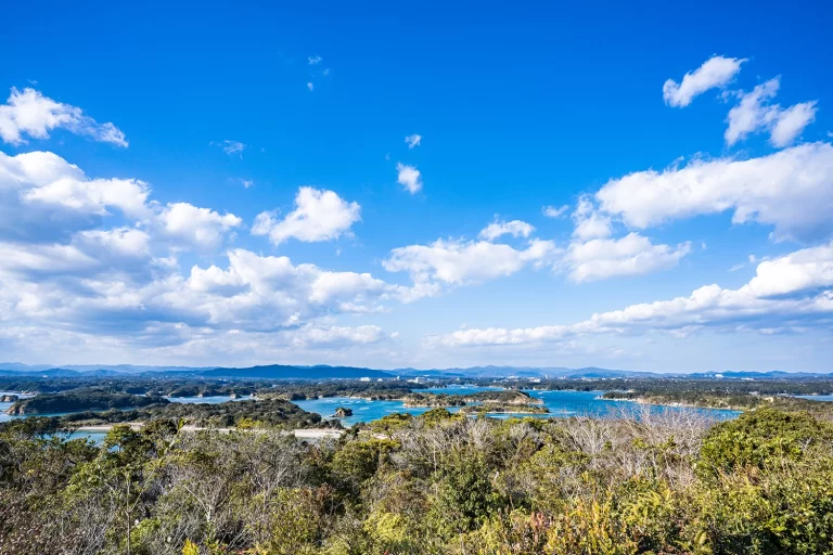 登茂山展望台からの風景 / landscape with sky in Mie Prefecture