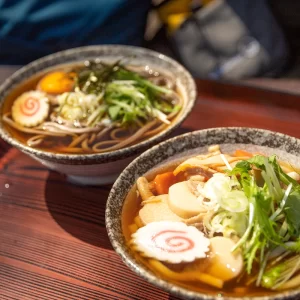 つくばそばと月見そば＜XL＞