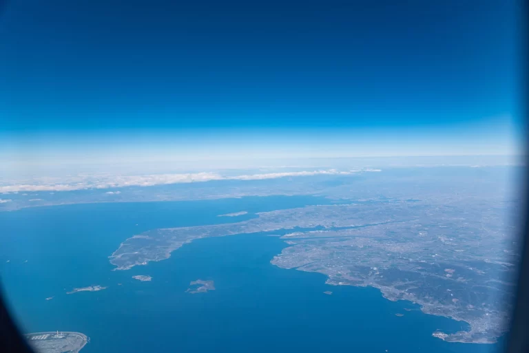 飛行機からの景色