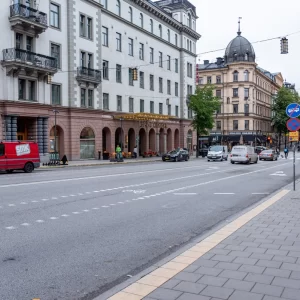 ストックホルムの街中<L>