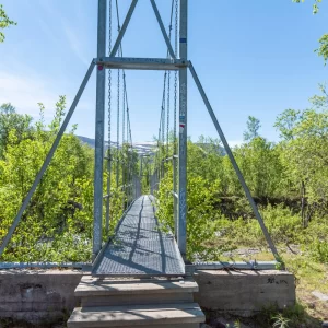 ケブネカイセへの途中にあるつり橋＜L＞