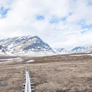 クングスレーデンの雪原へ向かう<L>