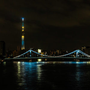 スカイツリーと清洲橋＜L＞