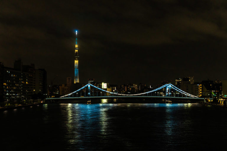 スカイツリーと清洲橋