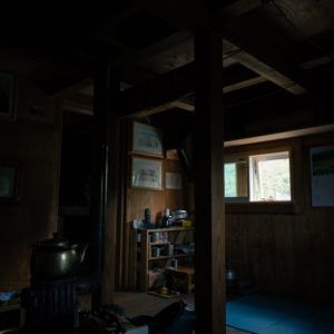 羊蹄山避難小屋にて＜L＞