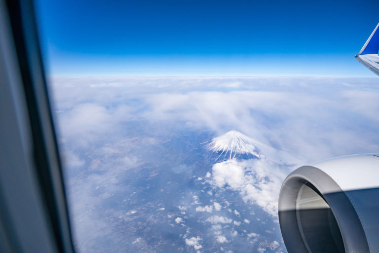 ジェットエンジンと富士山 / Jet Engine and Mt. Fuji