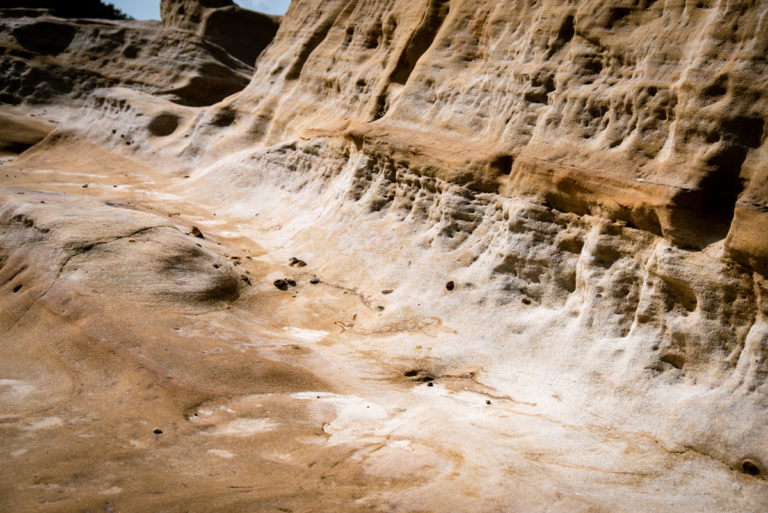 千畳敷の風化した表層 / Weathered surface layer of Senjojiki