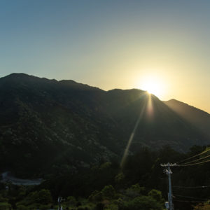 那智の朝 / Sunrise in the mountains＜L＞