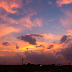 郊外の夕焼け / Suburban Sunset＜L＞