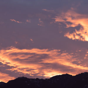 雄大な夕焼け / Magnificent sunset＜L＞